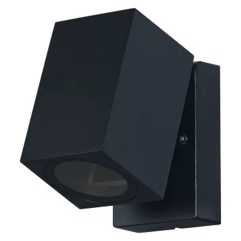 LEDVANCE Endura Cube kültéri fali lámpa fekete, IP44 védelem, GU10 foglalat, 220-240V