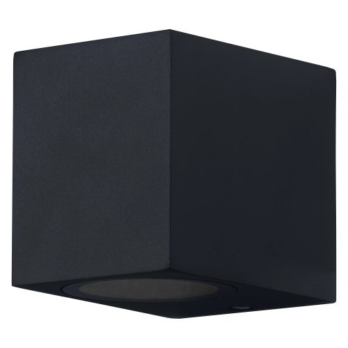 LEDVANCE Endura Classic Square kültéri fali és folyosó lámpatest fekete színben, GU10 foglalattal, IP44 védettséggel, 5 év garanciával, 220-240V ( 4058075763623 )