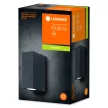 LEDVANCE Endura Square kültéri fali lámpa fekete, IP44, GU10 foglalat, 220-240V, 150mm széles