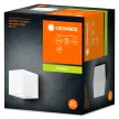 LEDVANCE Endura Square kültéri fali lámpa fehér, IP44, GU10 foglalat, 220-240V, 81mm széles