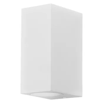 LEDVANCE Endura Square kültéri fali lámpa fehér, IP44, GU10 foglalat, 220-240V, 150mm széles