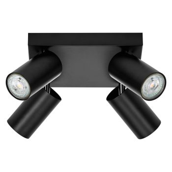 LEDVANCE LED spot fekete, 13,6W, 2700K, IP20, 920lm, 25000 óra élettartam, 220-240V, 200mm széles