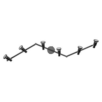 LEDVANCE LED spot beltéri fekete, IP20 védelem, GU10 foglalat, 220-240V, 176mm magas