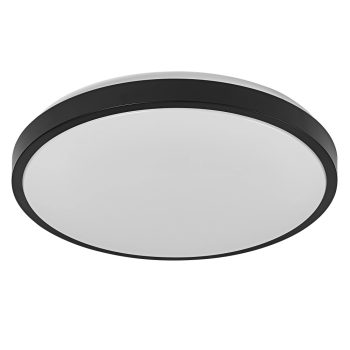 LEDVANCE Orbis LONDON mennyezeti lámpa fekete, 36W, 3000K, IP20, 2200lm, 50000 óra élettartam