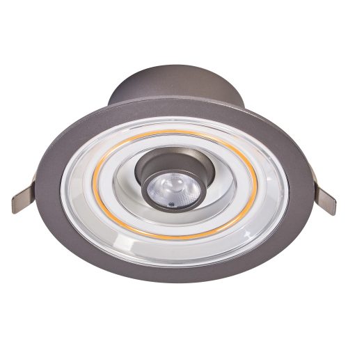 LEDVANCE Decor Filament Downlight beltéri lámpatest alumínium színben, 610 lm, 7W teljesítmény, 25000h élettartammal, IP20, 3 év garanciával, 2700K, 220-240V ( 4058075832954 )