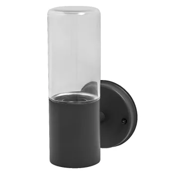 LEDVANCE Endura Figo fali lámpa kültéri sötétszürke, IP44, E27 foglalat, 220-240V, 245mm magas