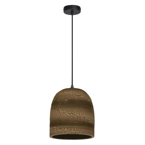 LEDVANCE Decor Cardboard Ball Pendant beltéri mennyezeti/függesztett lámpatest barna színben, E27 foglalattal, IP20 védettséggel, 5 év garanciával, 220-240V ( 4058075837188 )