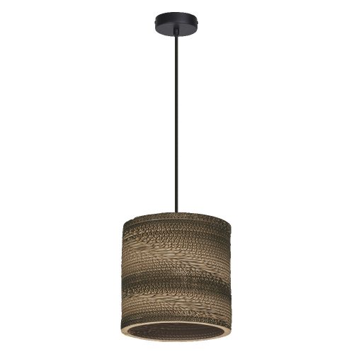 LEDVANCE Decor Cardboard Cylinder Pendant beltéri mennyezeti/függesztett lámpatest barna színben, E27 foglalattal, IP20 védettséggel, 5 év garanciával, 220-240V ( 4058075837249 )