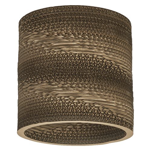 LEDVANCE Decor Cardboard Cylinder Ceiling beltéri oldalfali lámpatest barna színben, E27 foglalattal, IP20 védettséggel, 5 év garanciával, 220-240V ( 4058075837287 )