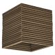 LEDVANCE Decor Cardboard Square Ceiling beltéri oldalfali lámpatest barna színben, E27 foglalattal, IP20 védettséggel, 5 év garanciával, 220-240V ( 4058075837409 )