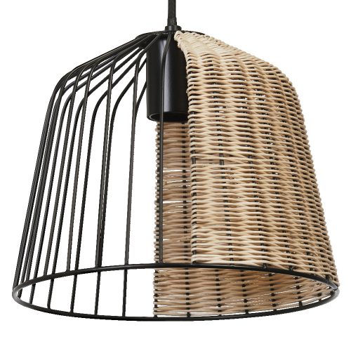 LEDVANCE Decor Cage Bell Pendant beltéri mennyezeti/függesztett lámpatest fekete/barna színben, E27 foglalattal, IP20 védettséggel, 5 év garanciával, 220-240V ( 4058075838130 )