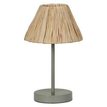 LEDVANCE Decor Raffia asztali lámpa beltéri zöld, IP20, E27 foglalat, 220-240V, barna
