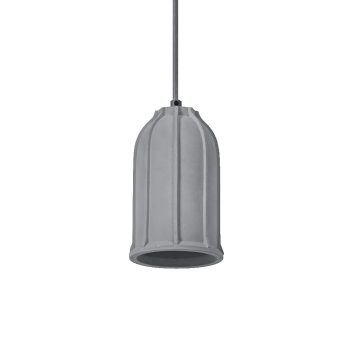 LEDVANCE Decor Concrete függesztett lámpa sötétszürke, IP20, E27 foglalat, 115mm átmérő