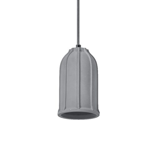 LEDVANCE Decor Concrete függesztett lámpa sötétszürke, IP20, E27 foglalat, 115mm átmérő