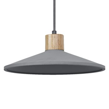LEDVANCE Decor Concrete függesztett lámpa beltéri fadekor, IP20, E27 foglalat, 320mm átmérő