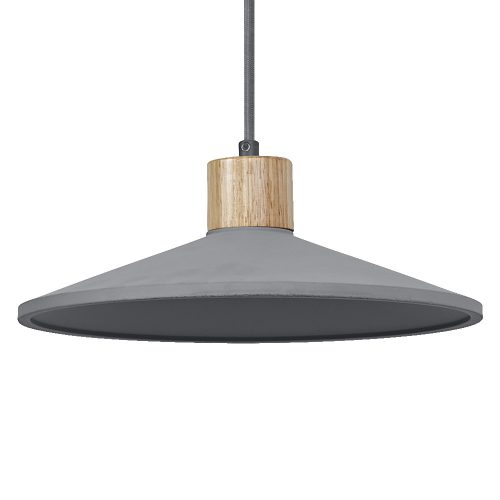 LEDVANCE Decor Concrete függesztett lámpa beltéri fadekor, IP20, E27 foglalat, 320mm átmérő