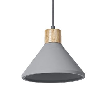 LEDVANCE Decor Concrete függesztett lámpa beltéri fadekor, IP20, E27 foglalat, 220mm átmérő