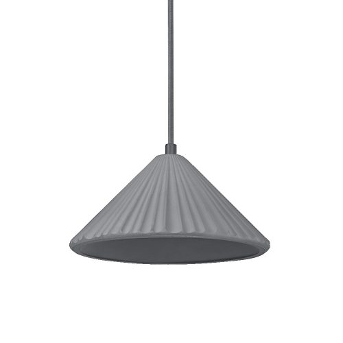 LEDVANCE Decor Concrete függesztett lámpa sötétszürke, IP20, E27 foglalat, 250mm átmérő