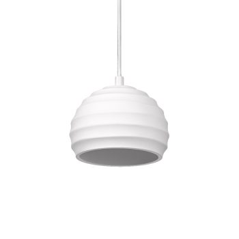 LEDVANCE Decor Plaster függesztett lámpa fehér, IP20, E27 foglalat, 220-240V, 160mm átmérő
