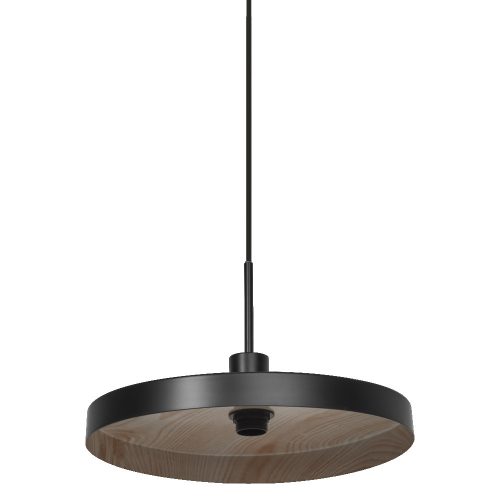 LEDVANCE Decor Plate Pendant beltéri mennyezeti/függesztett lámpatest fekete/fadekor színben, E27 foglalattal, IP20 védettséggel, 5 év garanciával, 220-240V ( 4058075838727 )