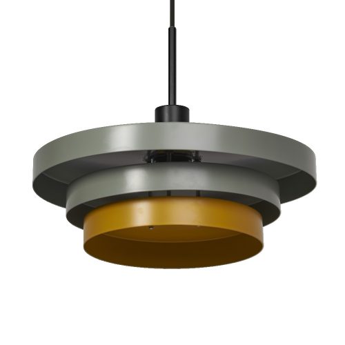 LEDVANCE Decor Layers Pendant beltéri mennyezeti/függesztett lámpatest zöld/sárga színben, E27 foglalattal, IP20 védettséggel, 5 év garanciával, 220-240V ( 4058075838987 )