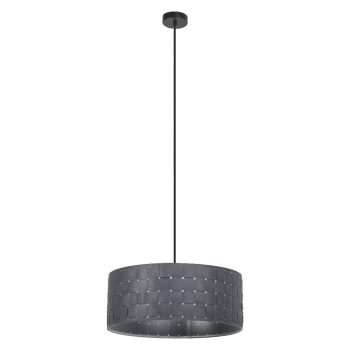 LEDVANCE Decor Felt függesztett lámpa beltéri sötétszürke, IP20, E27 foglalat, 480mm átmérő