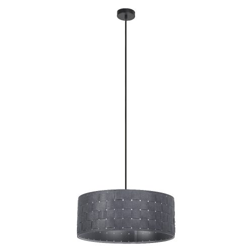 LEDVANCE Decor Felt függesztett lámpa beltéri sötétszürke, IP20, E27 foglalat, 480mm átmérő
