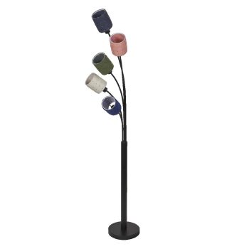 LEDVANCE Decor Felt Weaving álló lámpa beltéri többszínű, IP20, 5db E14 foglalat, 220-240V