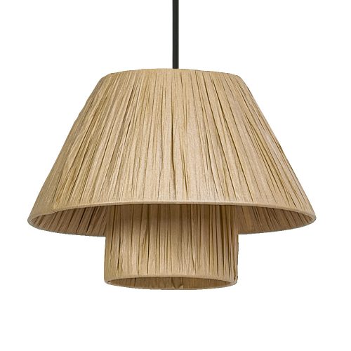 LEDVANCE Decor Bamboo függesztett lámpa barna, IP20, E27 foglalat,280mm átmérő 220-240V