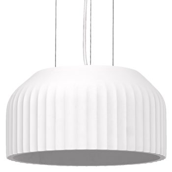 LEDVANCE Decor Plaster függesztett lámpa fehér, IP20, E27 foglalat, 220-240V, 300mm átmérő