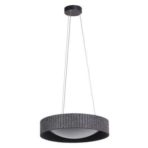 LEDVANCE Decor Felt beltéri mennyezeti/függesztett lámpatest sötétszürke színben, 1000lm, 28W teljesítmény, IP20, 5 év garanciával, 3000K, 220-240V ( 4058075841567 )