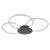 LEDVANCE Decor Aura Ceiling beltéri oldalfali lámpatest sötétszürke színben, 2200lm, 21W teljesítmény, 25000h élettartammal, IP20, 3 év garanciával, 3000K, 220-240V ( 4058075842021 )