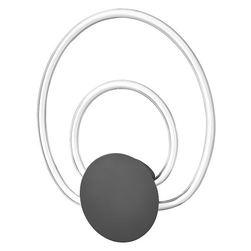 LEDVANCE Decor Helios fali lámpa beltéri sötétszürke, 10W, 3000K, IP20, 960lm, 25000 óra élettartam