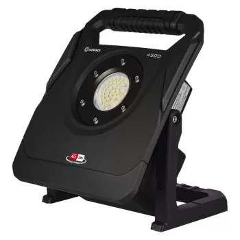 LEDVANCE munkalámpa fekete, akkumulátoros, 40W, 6500K, IP54, 4500lm, 15000 óra élettartam
