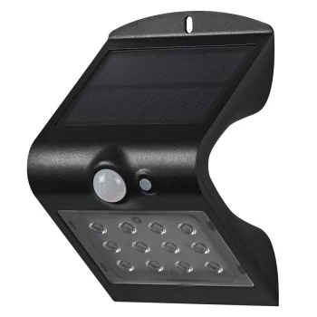 LEDVANCE Endura Flood LED fényvető fekete, napelemes, 1,5W, 4000K, IP65, 220lm, 36000 óra élettartam