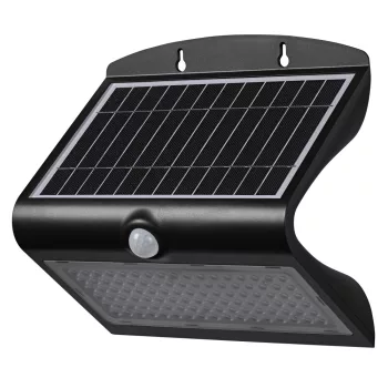LEDVANCE Endura Flood LED fényvető fekete, napelemes, 8W, 4000K, IP65, 850lm, 36000 óra élettartam