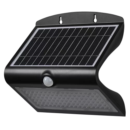 LEDVANCE Endura Flood LED fényvető fekete, napelemes, 8W, 4000K, IP65, 850lm, 36000 óra élettartam