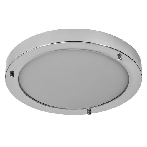 LEDVANCE Bathroom Ceiling Luminaire IP44 E27 beltéri fürdőszobai lámpatest króm színben, E27 foglalattal, IP44 védettséggel, 5 év garanciával, 220-240V ( 4099854103353 )