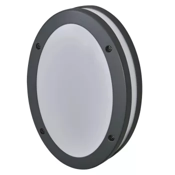 LEDVANCE Endura IP65 kültéri fali lámpa sötétszürke, E27 foglalat, 220-240V, 290mm magas
