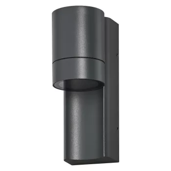 LEDVANCE Endura IP65 kültéri fali lámpa sötétszürke, GU10 foglalat, 220-240V, 170mm magas