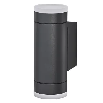 LEDVANCE Endura IP65 kültéri fali lámpa sötétszürke, GU10 foglalat, 220-240V, 176mm magas