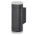 LEDVANCE Endura IP65 kültéri fali lámpa sötétszürke, GU10 foglalat, 220-240V, 176mm magas