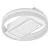 LEDVANCE Ceiling Fan Grill ventilátoros mennyezeti lámpa beltéri fehér, 55W, 3000-6500K, 135mm magas