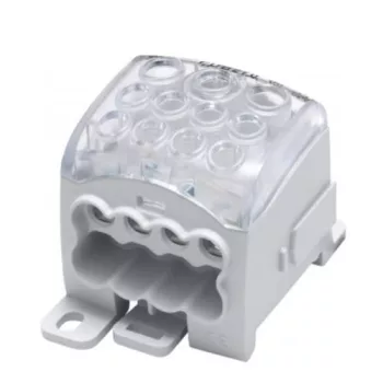  LEIPOLD 082070-0-3 Elosztóblokk PDB270 (PVB230) 1P 232A; 1x95mm2; 2x35mm2; 8x25mm2 sínrepattintható