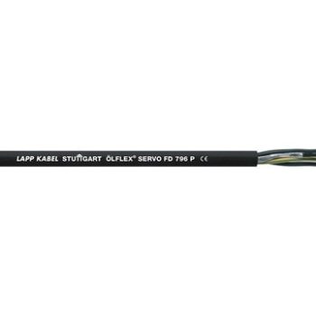  Lappkabel 0025312 Ölflex SERVO FD 796 P 4 G 4 + 2 x (2 x 1,0) mm2 0,6/1 kV fekete RAL9005