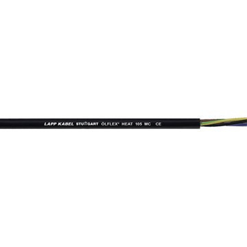 Lappkabel 0026002 Ölflex HEAT 105 MC 3G0,75 mm2 300/500V fekete