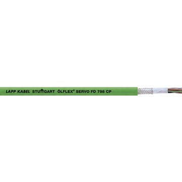 Lappkabel 0036918 Ölflex SERVO FD 798 CP 10x0,14+4x0,5 mm2 30 V zöld RAL6018 Lappkabel 0036918 Ölflex SERVO FD 798 CP 10x0,14+4x0,5 mm2 30 V zöld RAL6018