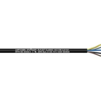   Lappkabel 1123410 Ölflex Classic 130 H BK 2X1 mm2 0,6/1 kV fekete RAL9005