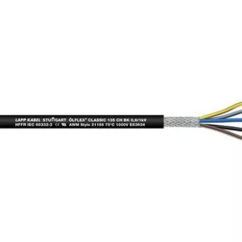   Lappkabel 1123460 Ölflex Classic 135 CH BK 2X1 mm2 0,6/1 kV fekete RAL9005