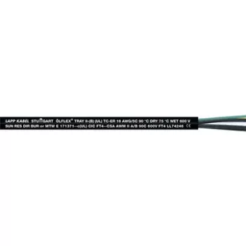 Lappkabel 220204 Ölflex TRAY II 4GAWG2 mm2 0,6/1 kV fekete
